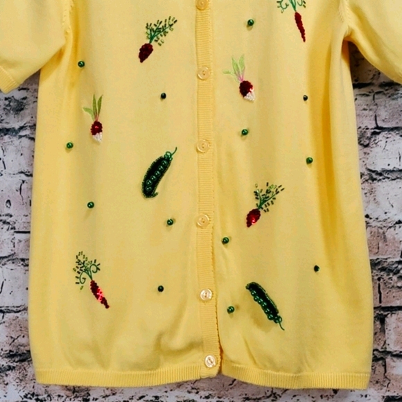 Quacker Factory | Beaded Boho Farmcore Cardigan - Picture 4 of 8